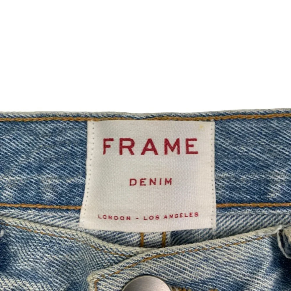 Frame Denim Rigid Re-Release Le Original Skinny Light-Wash Jeans Women's Size 28